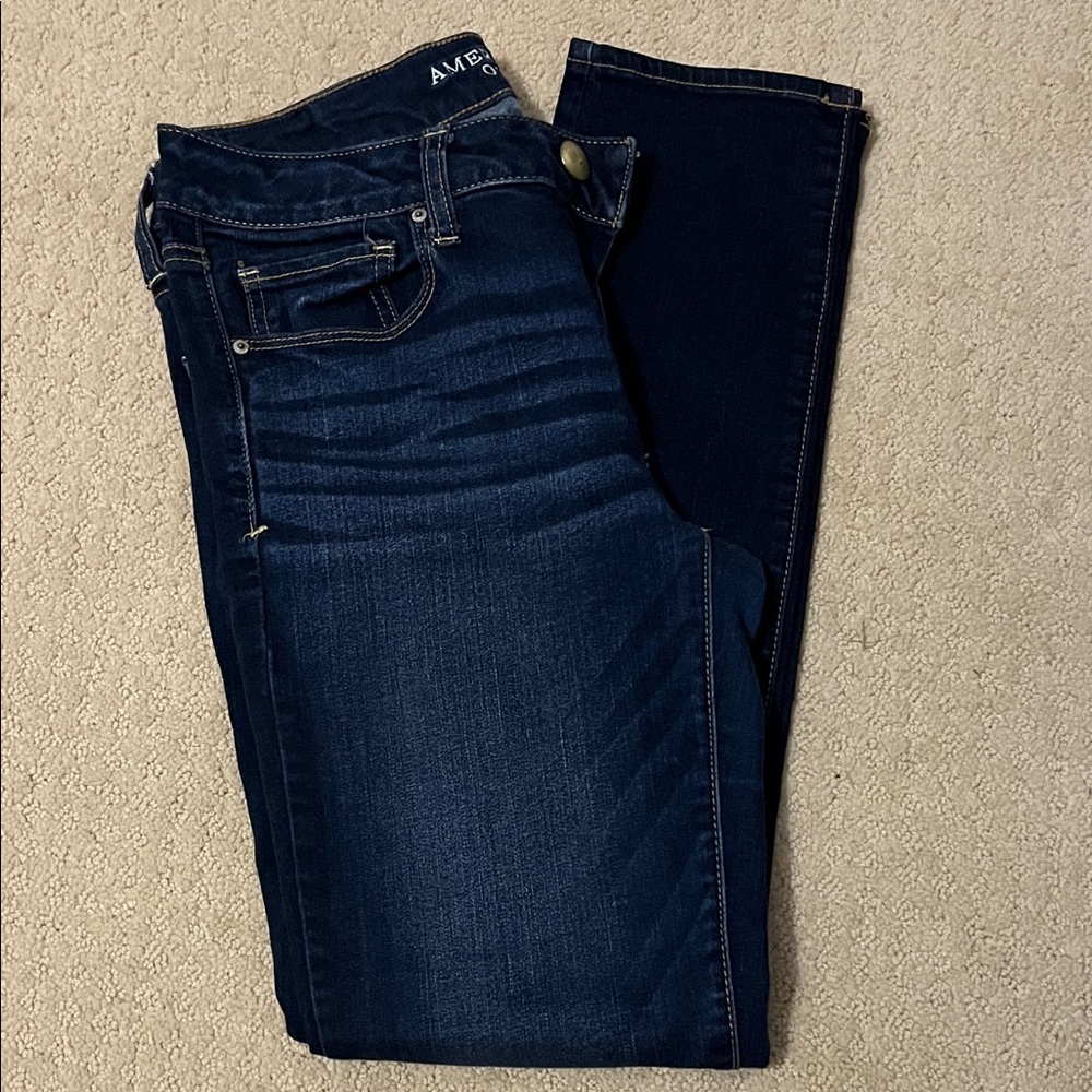 Women's Dark Blue AE Jeans